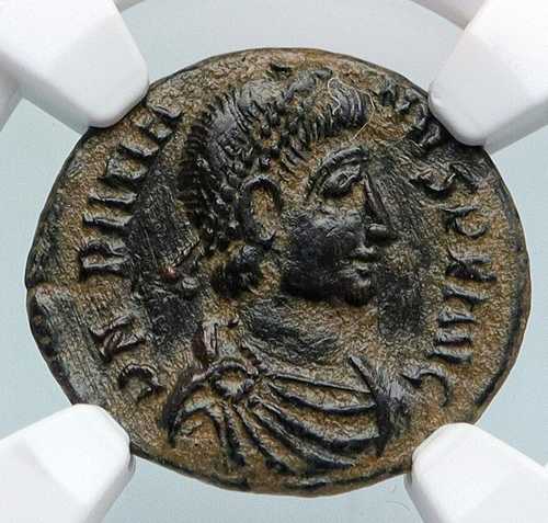 GRATIAN オリジナル 378年 キュジコス 本物 古代ローマコイン ローマ NGC i89713｜世界の紙幣・金・銀・銅 ラフテル
