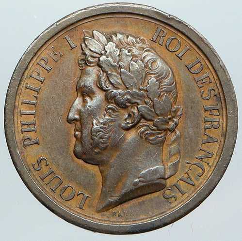 1842年 フランス ルイ・フィリップ1世 馬 フランス アンティーク 銀メダル i89194｜世界の紙幣・金・銀・銅 ラフテル