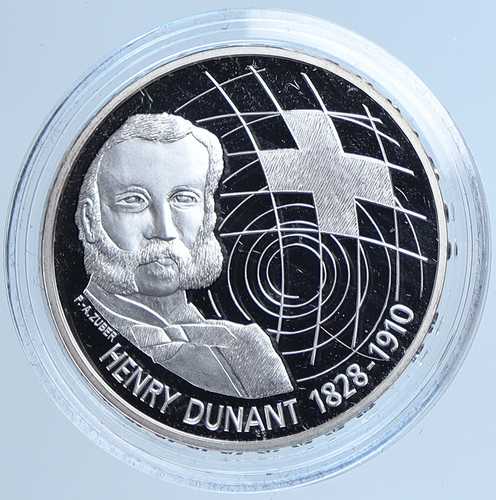 2010年 スイス アンリ・デュナン 赤十字 旧プルーフ銀貨 20フラン i113551｜世界の紙幣・金・銀・銅 ラフテル