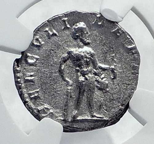 セプティミウス・セウェルス 本物 古代 201 年 銀貨 ヘラクレス NGC i81667｜世界の紙幣・金・銀・銅 ラフテル