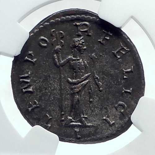 PROBUS 本物の古代 277AD ルグドゥヌム ローマ コイン FELICITAS NGC Ch AU i81652｜世界の紙幣・金・銀・銅 ラフテル