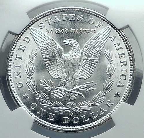 1900年 アメリカ合衆国 銀貨 モーガンドル イーグル NGC MS i78491|世界の紙幣・金・銀・銅 ラフテル