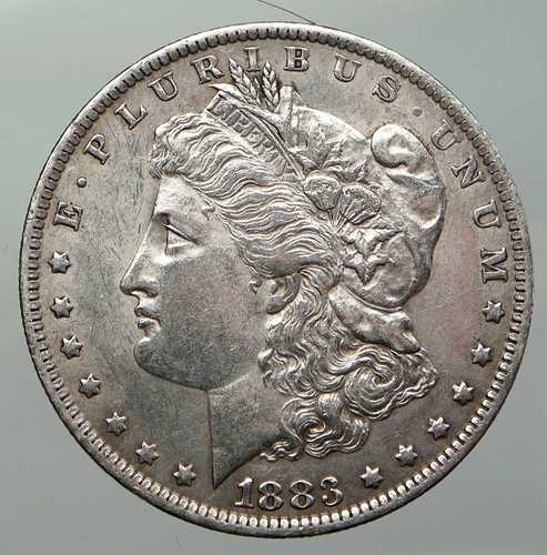 1883年 アメリカ合衆国 イーグル オールドシルバー モーガンドル硬貨 i92930｜世界の紙幣・金・銀・銅 ラフテル