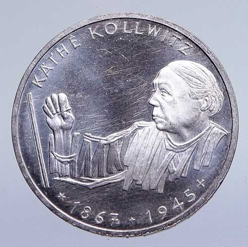 1992年 ドイツ 彫刻家 ケーテ・コルヴィッツ 銀貨 ドイツ 10マルク i94853｜世界の紙幣・金・銀・銅 ラフテル 109,450円