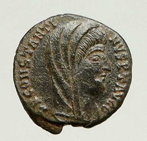 コンスタンティヌス1世大帝　神への戦車　天の御手　古代ローマ硬貨 i94053｜世界の紙幣・金・銀・銅 ラフテル