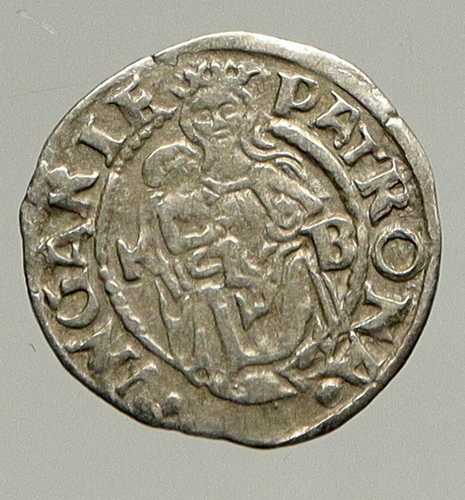 1549年 ハンガリー フェルディナンド王 聖母子像 アンティーク 銀貨 デナール i94349|世界の紙幣・金・銀・銅 ラフテル