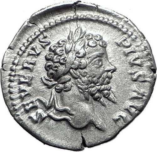 セプティミウス・セウェルス 202年 銀貨 本物 古代ローマコイン i61480｜世界の紙幣・金・銀・銅 ラフテル