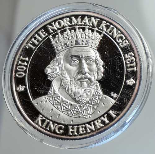 2002年 タークス・カイコス諸島 ヘンリー1世 ノルマン王 プルーフ銀貨 20クラウン i112397|世界の紙幣・金・銀・銅 ラフテル