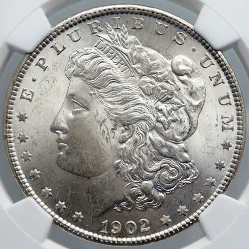 1902年 アメリカ合衆国 銀貨 モーガン・ドル イーグル NGC i89184｜世界の紙幣・金・銀・銅 ラフテル