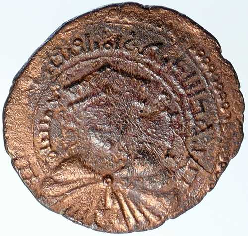 イスラム教アイユーブ朝時代 紀元1194年頃（ヒジュラ暦591年） 本物の中世古代ディルハム硬貨 i110130｜世界の紙幣・金・銀・銅 ラフテル