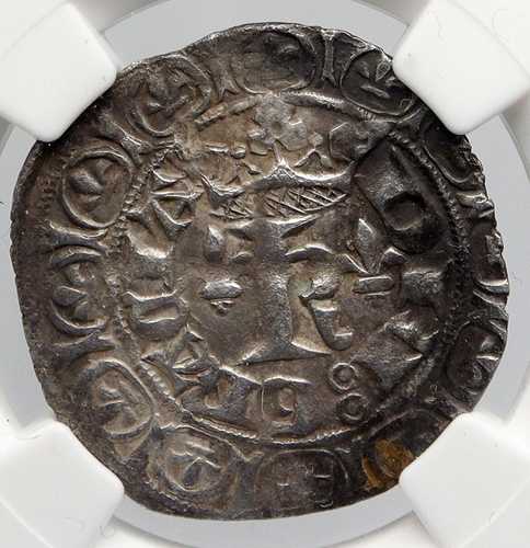 1364-1380 フランス シャルル5世 アンティーク ヴィンテージ 銀貨 NGC i90647|世界の紙幣・金・銀・銅 ラフテル