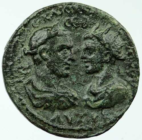 TREBONIANUS GALLUS & VOLUSIAN Neocaesarea Pontus 古代ローマコイン i117920｜世界の紙幣・金・銀・銅 ラフテル