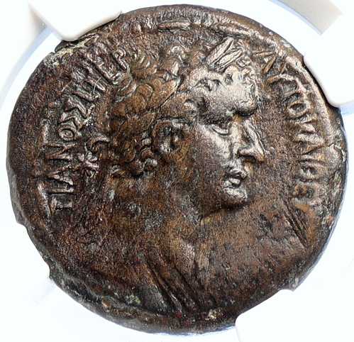ドミティアヌス帝 古代ローマ硬貨 94年 キリキア テュケ NGC i106042|世界の紙幣・金・銀・銅 ラフテル