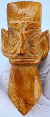 古代中国　紅山三星堆産玉頭像　紀元前3500年～1150年　i119585｜世界の紙幣・金・銀・銅 ラフテル