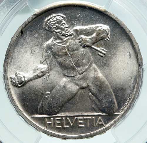 1944年 スイス - ザンクト・ヤコブの戦い500周年記念 銀貨 PCGS i86639|世界の紙幣・金・銀・銅 ラフテル