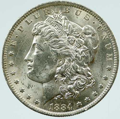 1884年 アメリカ合衆国 銀貨 モーガン旧米国ドル硬貨 イーグル i117048|世界の紙幣・金・銀・銅 ラフテル