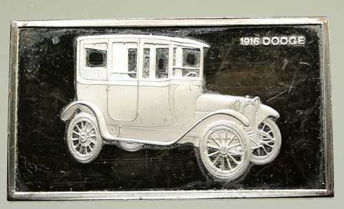 アメリカ合衆国 1916年 ダッジ車とロゴ ヴィンテージ 2オンス 銀貨メダル i95204｜世界の紙幣・金・銀・銅 ラフテル