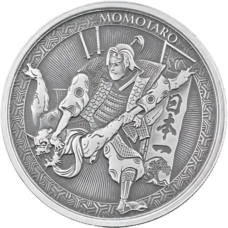 楽天市場】即納 2021 サモア 昔日の戦士：侍の兜 5ドル銀貨 2オンス