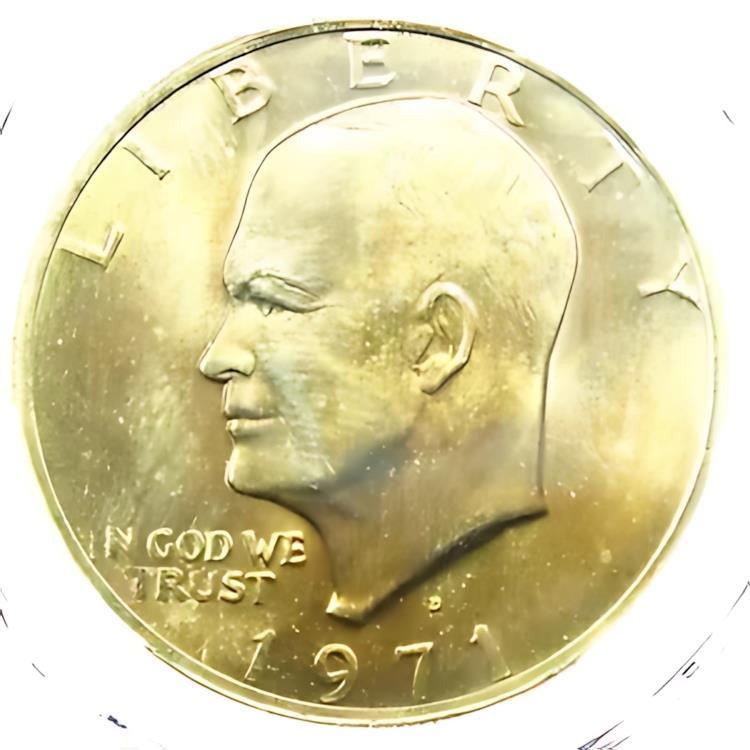 楽天市場】1971 アイゼンハワー ダラー アイク 1 ドル コイン