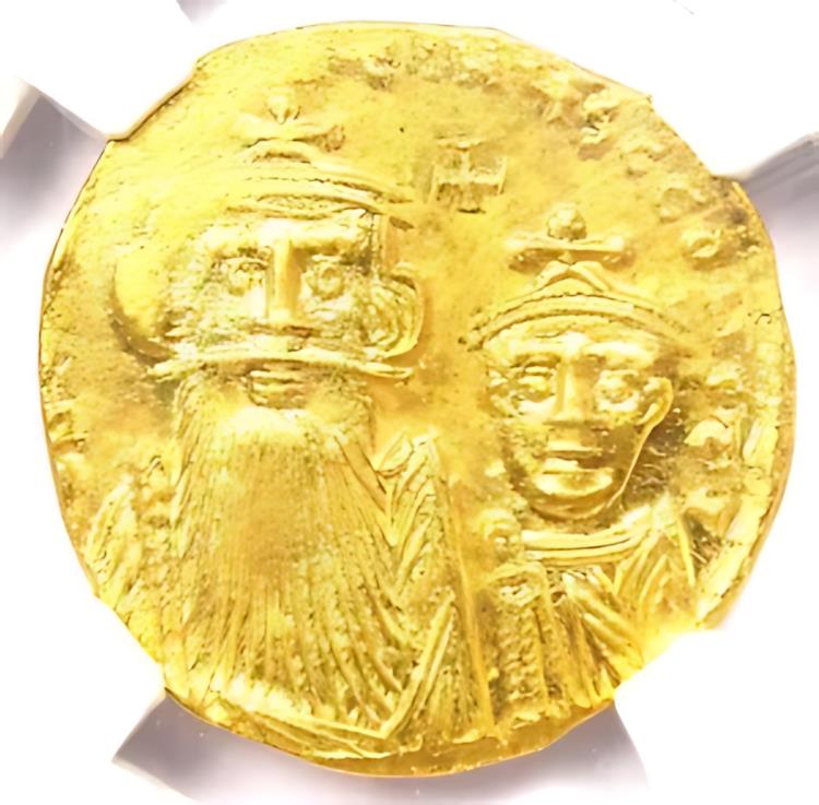 楽天市場】NGC鑑定 AU ビザンツ帝国（東ローマ帝国） コンスタンス2世