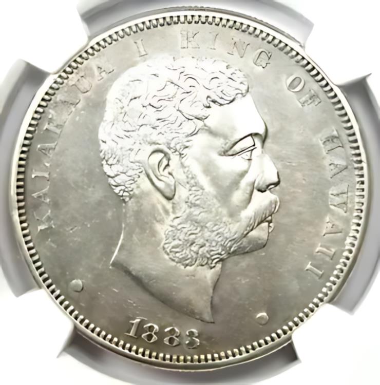 楽天市場】1883 カラカウア 1 世ハワイ王コイン |ハワイ記念コイン