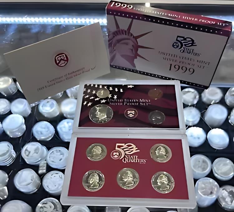 楽天市場】1992 米国造幣局プレミア シルバー プルーフ セット : 世界