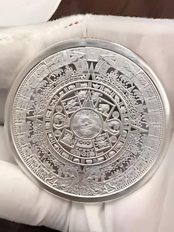 楽天市場】アステカ文明カレンダー スターリングシルバーペンダント