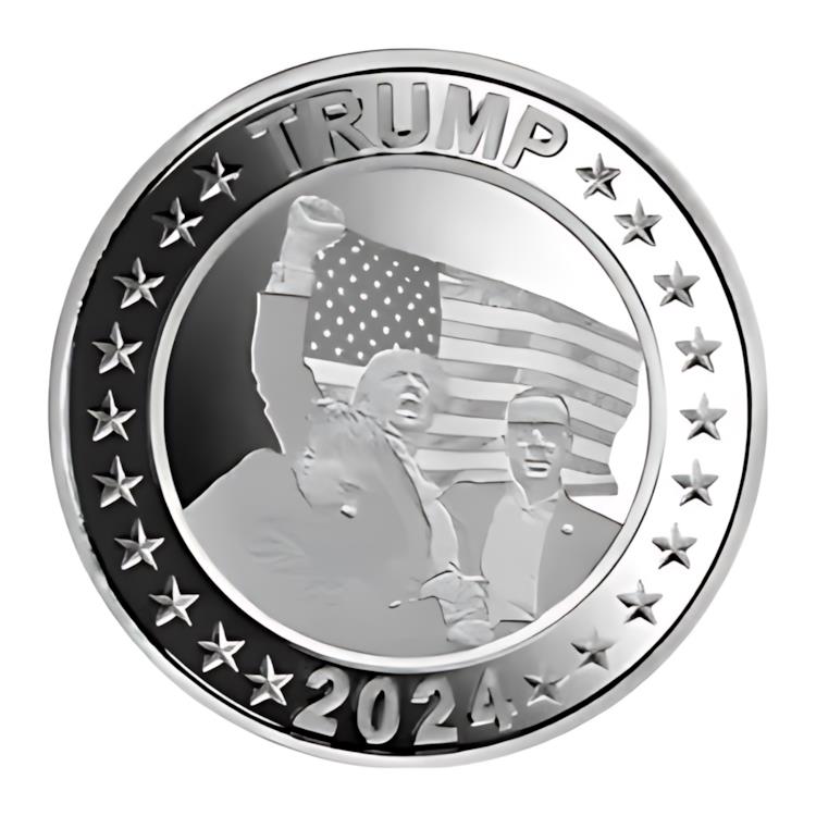 【楽天市場】1オンス銀貨 「TRUMP SURVIVES」 Who Shot Trump 誰がトランプを撃ったのか ファインSilver  ドナルド・J・トランプ トランプコイン 銀貨 トランプ 大統領 ファイト 47代大統領候補 共和党 再選 純銀 シルバーコイン BU  1oz/TC-21 : 世界の ...