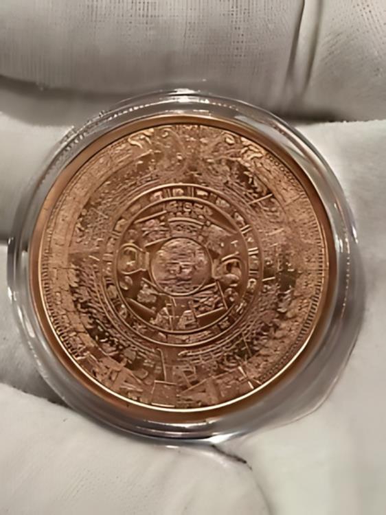 楽天市場】【銀のメダル 1/4オンス】アステカの暦石 アステカ