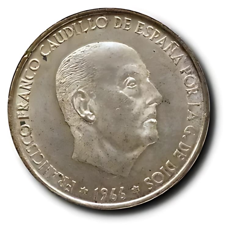 【エラーコイン】フランシスコ・フランコスペイン1ペセタ硬貨1953 楽天市場】1953 スペイン ペセタ フランシスコ フランコ MS-64