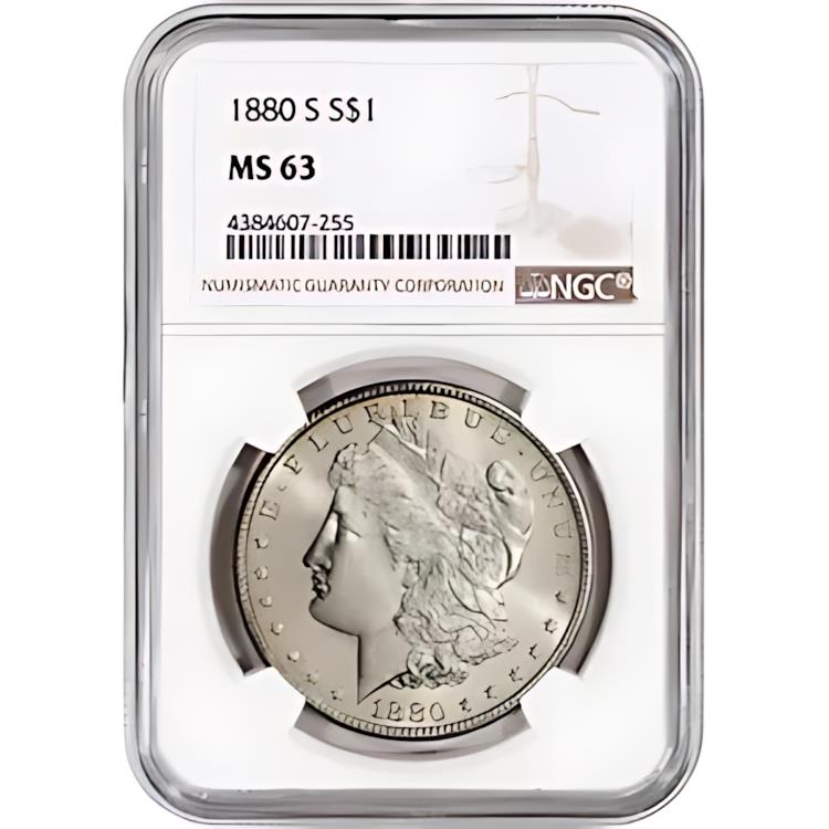 1890年CC アメリカ合衆国カーソンシティ造幣局モーガンドル銀貨 1890年