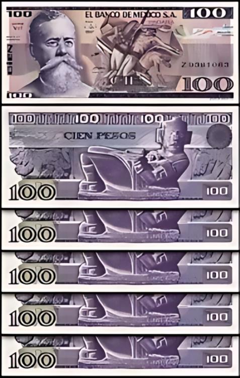 ⑤メキシコ旧紙幣　20000   1989年 メキシコペソ 旧紙幣｜Yahoo!フリマ（旧PayPayフリマ）