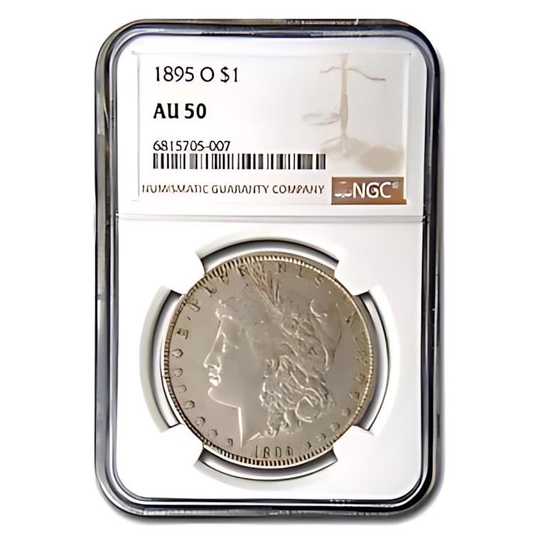 【PCGS MS 64+】アメリカ モルガンダラー銀貨1898 O 硬貨　古銭 レインボートーン・両面】PCGS鑑定MS64 1885年 モルガンダラー