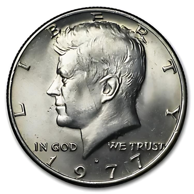楽天市場】1977 ケネディ ハーフダラー BU : 世界の紙幣・金・銀 ラフテル