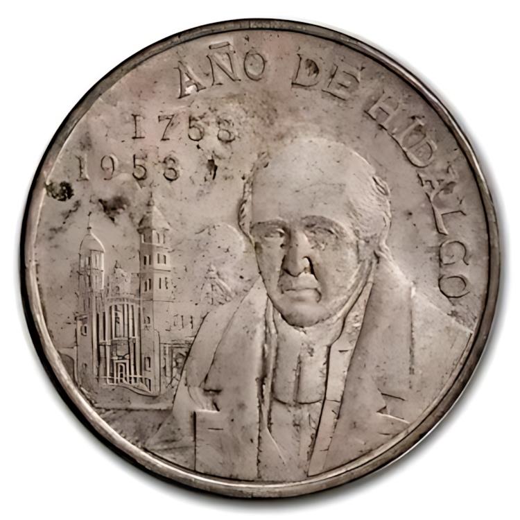 1960年メキシコ独立150周年大型記念銀貨10ペソ　NGC認証 楽天市場】1960 年メキシコ銀貨 10 ペソ 150 周年記念平均円周