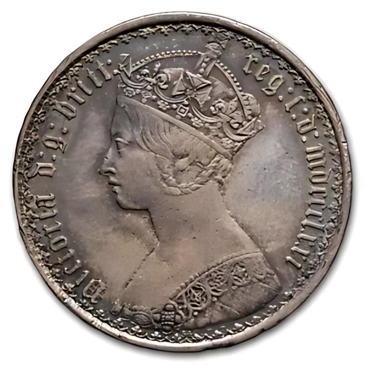 1871年　ゴチックフローリン ビクトリア女王 銀貨 楽天市場】NGC ゴチックフローリン ビクトリア女王 銀貨 NGC鑑定