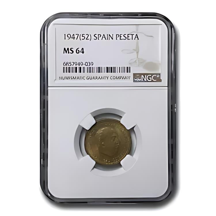 楽天市場】1953 スペイン ペセタ フランシスコ フランコ MS-64