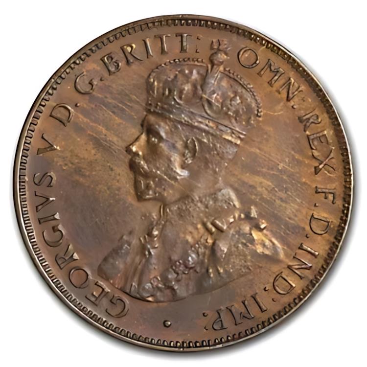 2395. 　未使用　1943年　オーストラリア　ジョージ6世　ハーフペニー 2395. 未使用 1943年 オーストラリア ジョージ6世 ハーフペニー