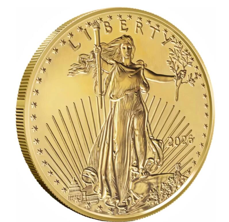 2026年 アメリカ イーグル金貨 1/10オンス BU American Eagle United States Mint 地金型金貨 投資｜世界の紙幣・金・銀・銅 ラフテル