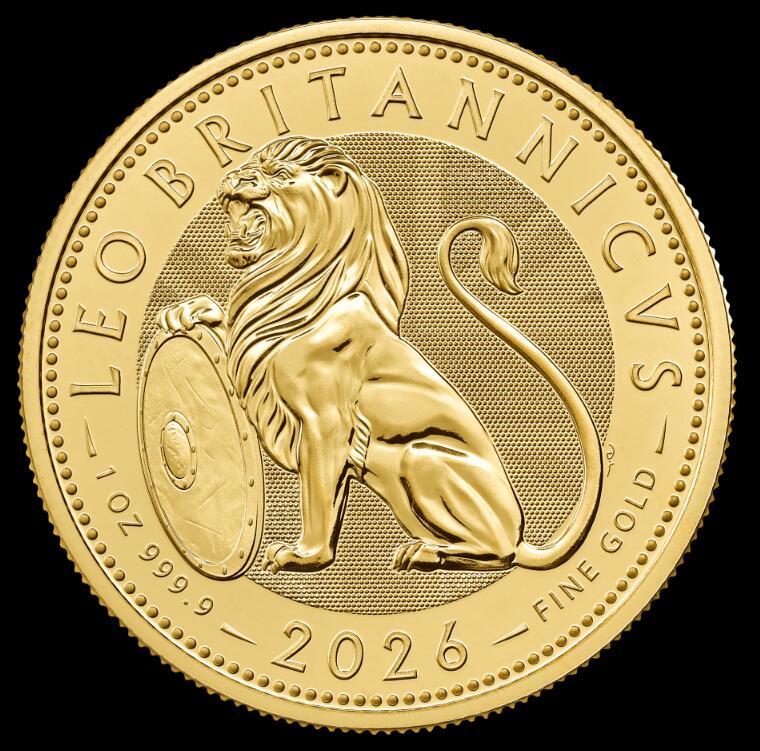 2026 英国 ブリティッシュライオン 金貨 1oz Au999.9 BU|世界の紙幣・金・銀・銅 ラフテル