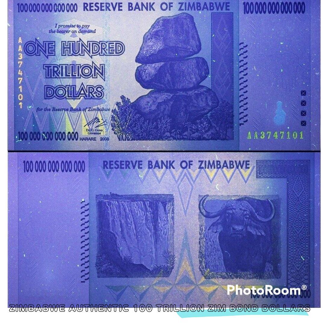 ジンバブエドル ジンバブエ 紙幣 1枚 ZIM DOLLARS ハイパーインフレ