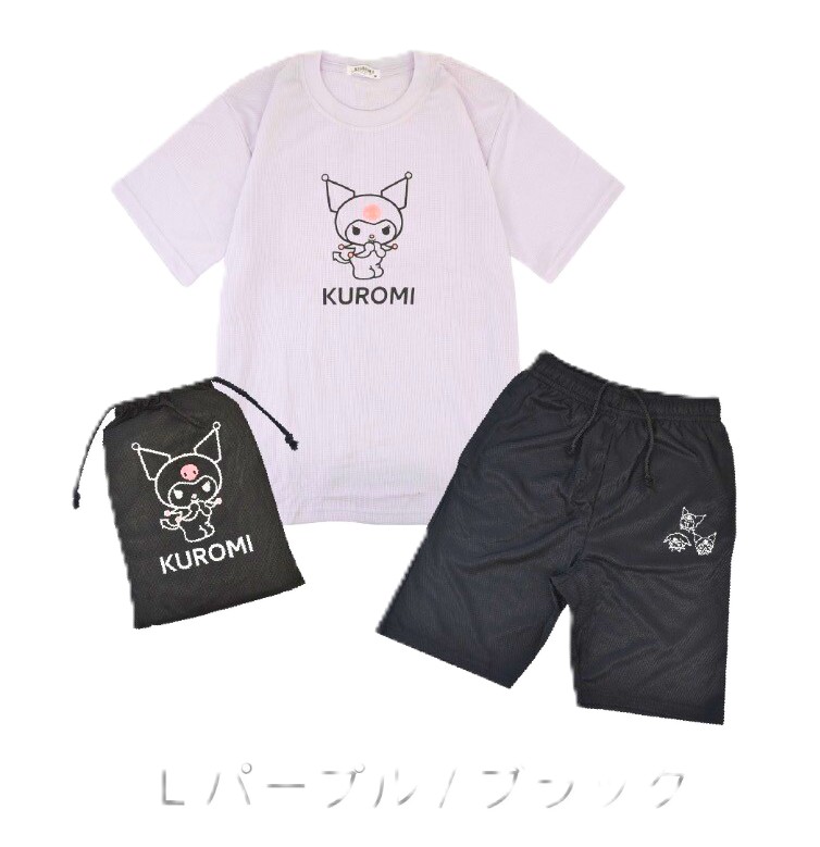 【新品】サンリオ　クロミ　Tシャツ ハーフパンツ セットアップ ルームウェア　M 楽天市場】送料無料 クロミ Tスーツ 半袖 半ズボン Mサイズ L