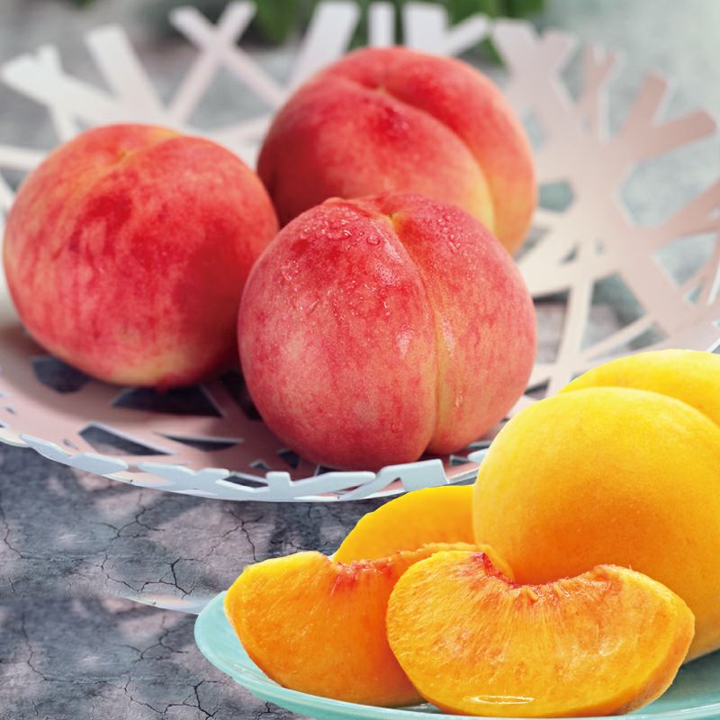 【楽天市場】真の果実【桃】 ( 清川屋のお中元・サマーギフト 山形県産 桃 もも 白桃 黄桃 詰合せ セット 産地直送フルーツ ):清川屋 ...
