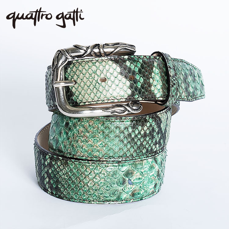 楽天市場】ベルト モラレス パイソン 蛇 本革 牛革 メンズ レディース