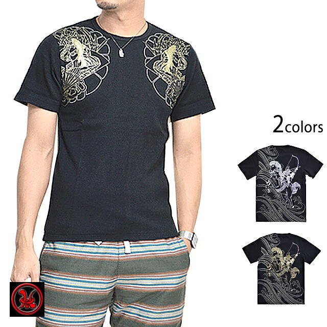 楽天市場】クロップドヘッズ Tシャツ 波家紋 cropped heads 和柄