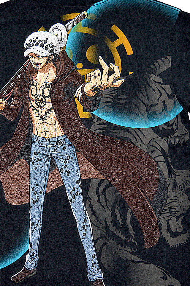 絡繰魂 One Piece オペオペの半袖tシャツ トラファルガー ロウ 絡繰魂 21 和柄 和風 刺繍 ワンピース New Vmaphotographystudios Com