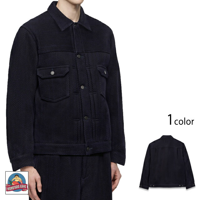 桃太郎ジーンズ　デニムジャケット　2105SP 出陣　バック刺繍　Mサイズ 桃太郎ジーンズ MOMOTARO JEANS 桃太郎ジーンズ 15.7oz 出陣