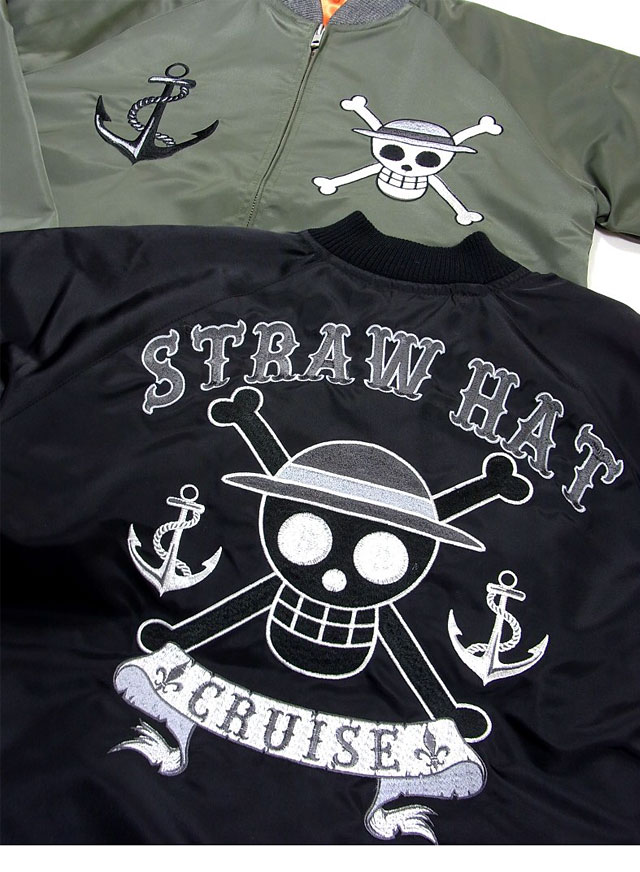 麦わらの一味海賊旗ナイロンジャケット