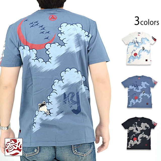 楽天市場】風神雷神蛙半袖ポロシャツ 参丸一 SM-202105 和柄 和風 さん