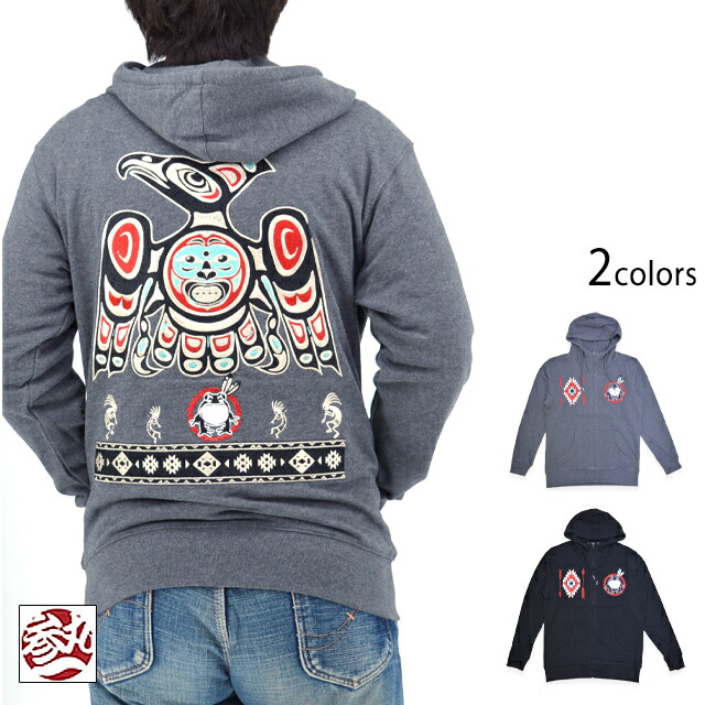 楽天市場】インディアン嘘つかない 長袖ボタンパーカー 参丸一 SM